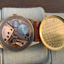 Montre OMEGA or massif 18k surdimensionné 37mm
