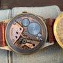 Montre OMEGA or massif 18k surdimensionné 37mm