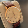 Montre OMEGA Jumbo vintage de 1952 en or rose 18 carats massif