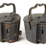 Rare porte-tambour Luft MG34/MG42 d'origine WW2 avec ses deux tambours trommels authentiques