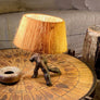 Lampe de table tripode brutaliste années 1970