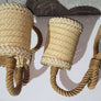 Paire d'appliques vintage Audoux Minet, design mid-century du XXe siècle