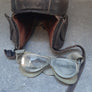 CASQUE GUENEAU DE PILOTE FRANCAIS 1939-1940 ORIGINAL AVIATEUR WW2