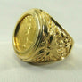 Rare bague anneau chiffre romain homme 1986