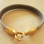 Bracelet FORCE 10 by FRED PARIS en or 18 carats et câble acie