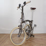 Vélo Brompton pliant Raw Lacquer