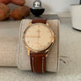 Montre OMEGA Jumbo vintage de 1952 en or rose 18 carats massif