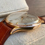 Montre OMEGA or massif 18k surdimensionné 37mm