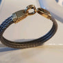 Bracelet FORCE 10 by FRED PARIS en or 18 carats et câble acie