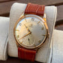 Montre OMEGA or massif 18k surdimensionné 37mm