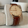 Montre OMEGA Jumbo vintage de 1952 en or rose 18 carats massif