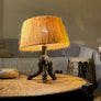 Lampe de table tripode brutaliste années 1970