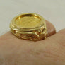 Rare bague anneau chiffre romain homme 1986