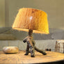 Lampe de table tripode brutaliste années 1970