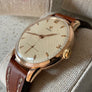 Montre OMEGA Jumbo vintage de 1952 en or rose 18 carats massif