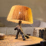 Lampe de table tripode brutaliste années 1970