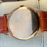 Montre OMEGA or massif 18k surdimensionné 37mm