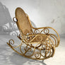 FAUTEUIL ROCKING-CHAIR ART-DECOR 1950 MODERNISTE