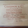 Magnifique flûte traversière en argent signée Couesnon & Cie Monopole Paris, numéro 5922