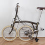 Vélo Brompton pliant Raw Lacquer