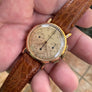Montre Chronographe UNIVERSEL GENÈVE Compax or massif 18 carats