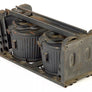 Rare porte-tambour Luft MG34/MG42 d'origine WW2 avec ses deux tambours trommels authentiques
