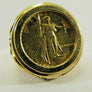 Rare bague anneau chiffre romain homme 1986