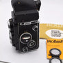Appareil photo argentique Rolleiflex 3,5F TLR avec objectif planaire 75 mm f/3,5