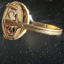 Bague en or jaune 18 carats  10 francs Or 1850