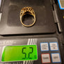 RARE BAGUE OR 18K CARATS PLUS QU'HIER MOINS QUE DEMAIN