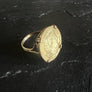 Bague en or jaune 18 carats  10 francs Or 1850