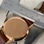Montre OMEGA Jumbo vintage de 1952 en or rose 18 carats massif