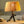Lampe de table tripode brutaliste années 1970