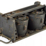 Rare porte-tambour Luft MG34/MG42 d'origine WW2 avec ses deux tambours trommels authentiques